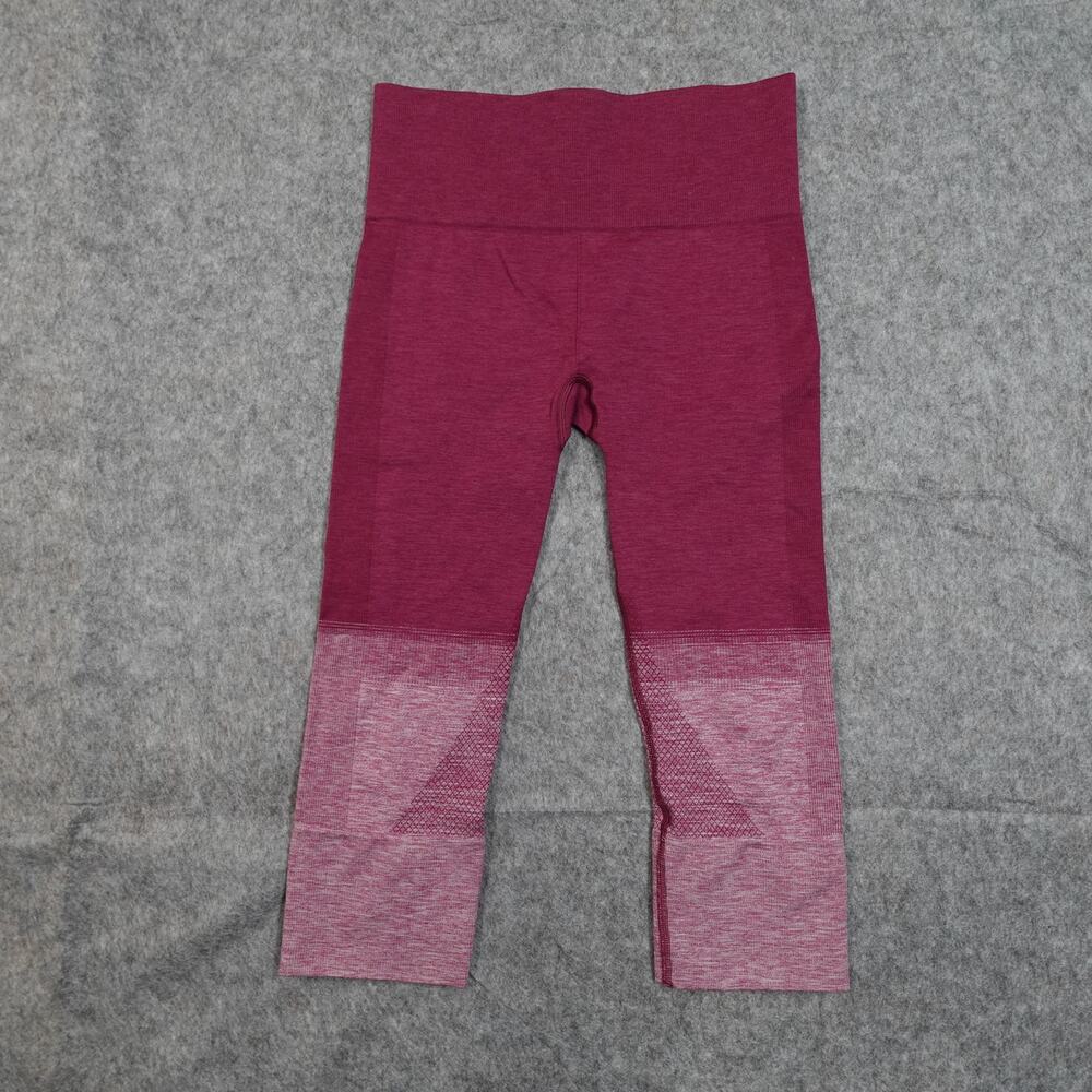 Lululemon Leggings Womens 4 Seamlessly Street Crop Purple‎ 17" Seamless Yoga Gym
